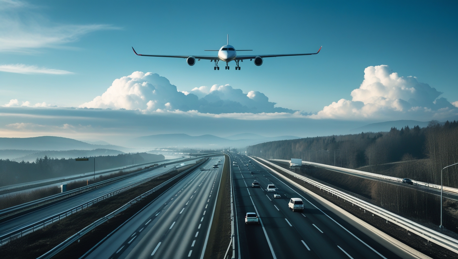 Flugzeug vergleich sicherer als Autofahren